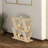 Modern Side Table, 23.6 x 22.4 x 15.8 inches | 100% Melamine Coated Particle Board, Thickness: 0.7 inches | Stylish & Functional Design for Living Room & Bedroom, Perfect for Small Spaces-1398207712