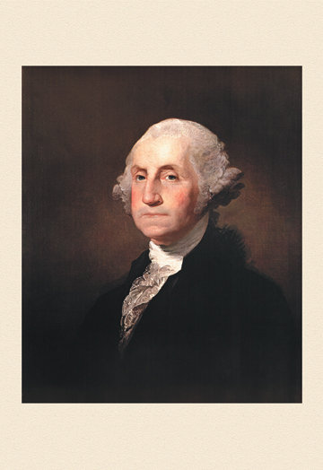 « george washington » par gilbert stuart, reproduction d’art