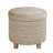 Mayen 19" Wide Round Storage Ottoman-432860150