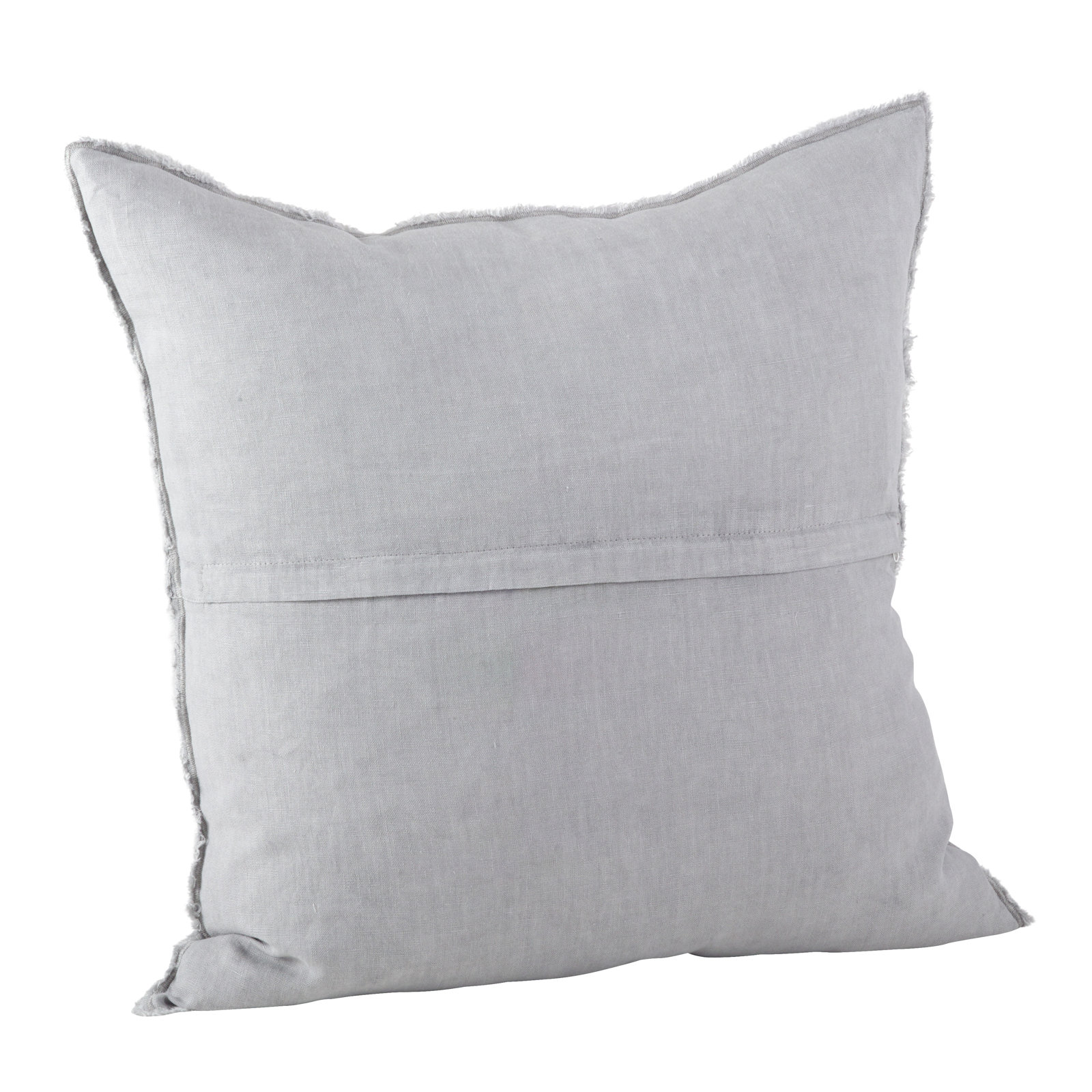 Filia 20" x 20" Linen Throw Pillow, Gray