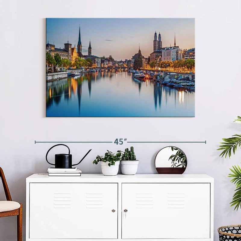 Kavia Limmat River, 26" H x 39" W