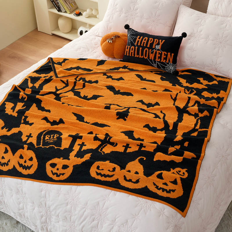 Jeté Amélie Home Chenille Halloween