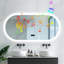 Oval Blutooth Led Mirror-1892066201