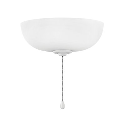 1- Light Ceiling Fan Bowl Light Kit
