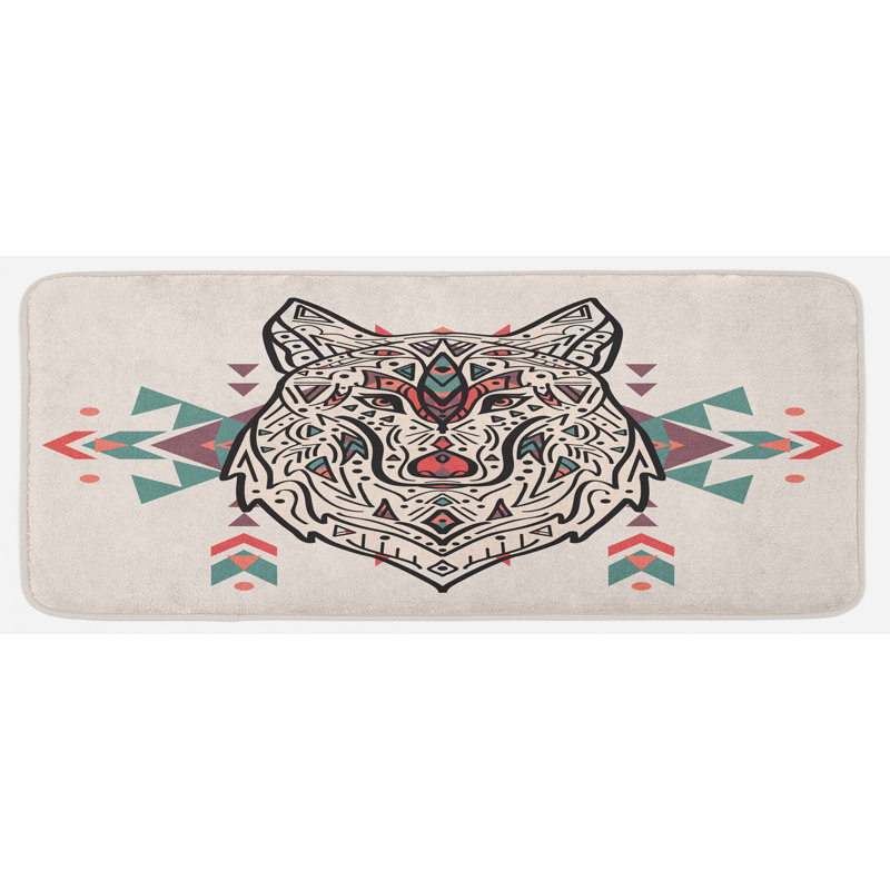 Tapis de cuisine tribal