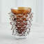 Porcupine Vase-Dark Amber-Tall