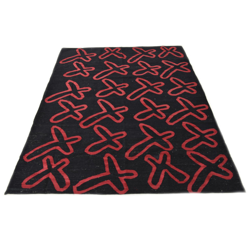 Tapis noir Noor