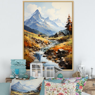 " Alpine Nostalgia Creek Landscape "