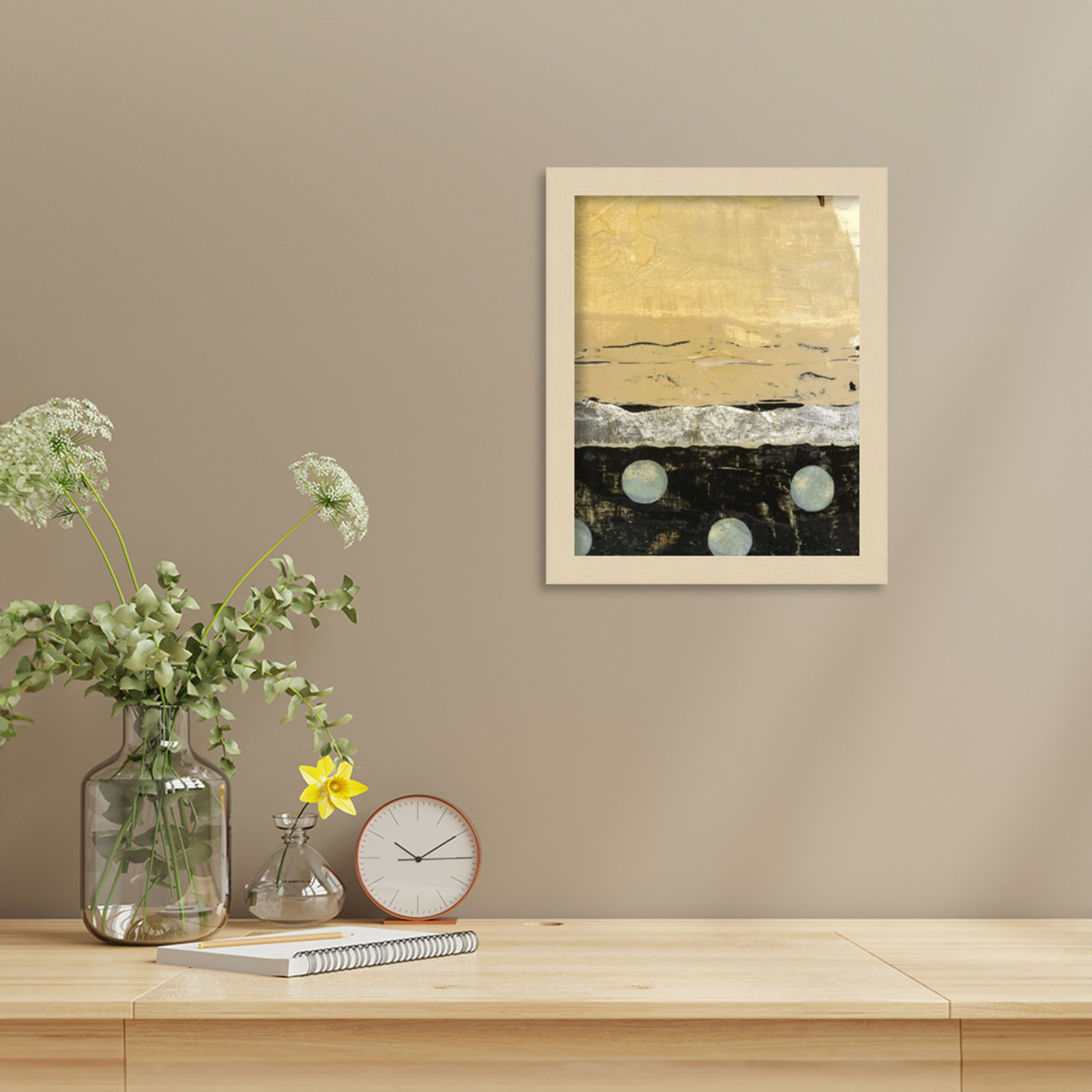 Dirty Weather II by Maurin Wood Framed Wall Art Print, Brown, 13" H x 11" W