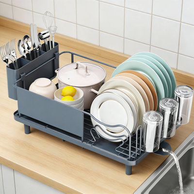 Stainless Steel Over The Sink Dish Rack