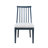 Westport Modern Farmhouse Upholstered Dowelback Dining Chair - Set Of 2 - Navy-1192014585