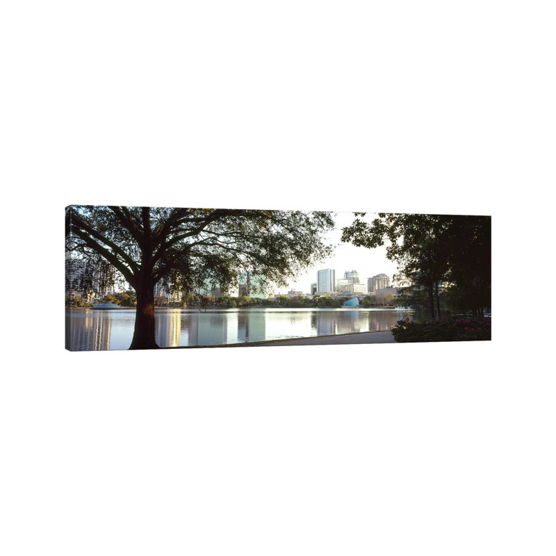 Buildings At The Waterfront - Wrapped Canvas Panoramic Print, 30.48 cm H x 91.44 cm W x 1.91 cm D