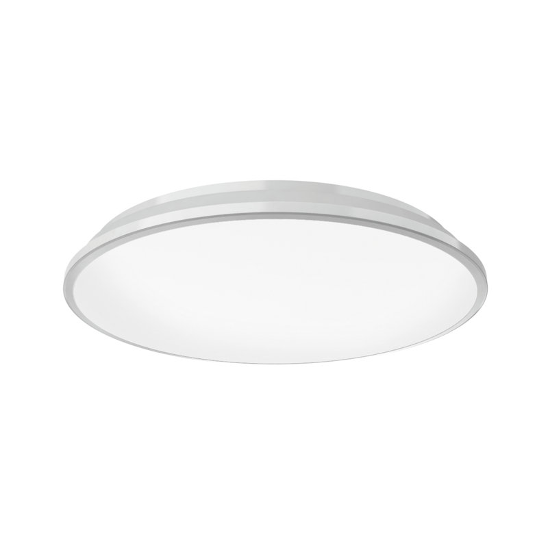 Brook LED Flush Mount, White, 2.25" H x 13.13" W x 13.13" D