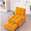 40,40 pouces de long, canapé-lit en velours, canapé-lit convertible, adapté pour les appartements, les bureaux et les salons - Orange