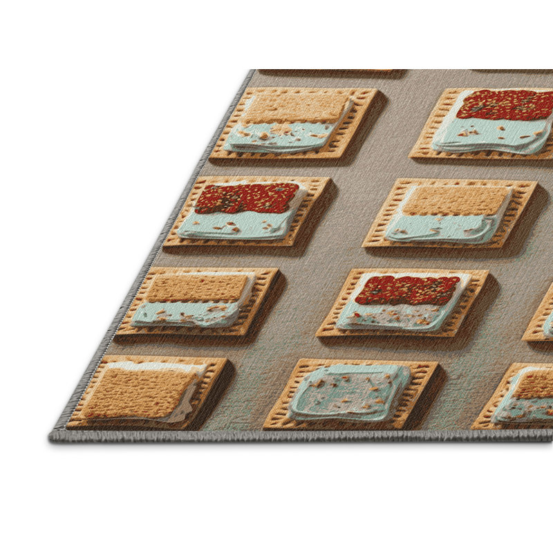  Tapis lavable Tarts Pop Tarts, Rectangulaire 2 pi x 3 pi