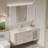 Light luxury cream style bathroom cabinet