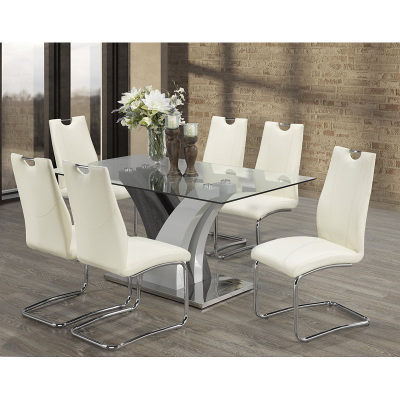 Ensemble repas 6 personnes Napolean, Blanc