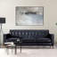 Canapé moderne en cuir capitonné Mid-Century-1076963007