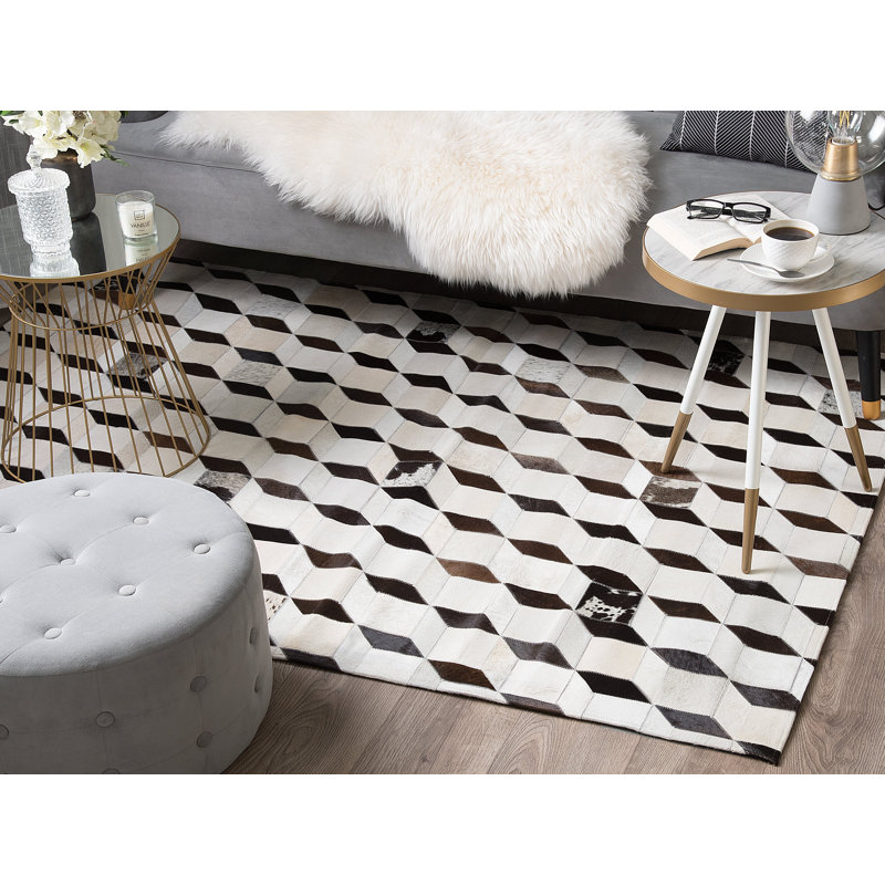 Nicolas End Table, Gold, Grey