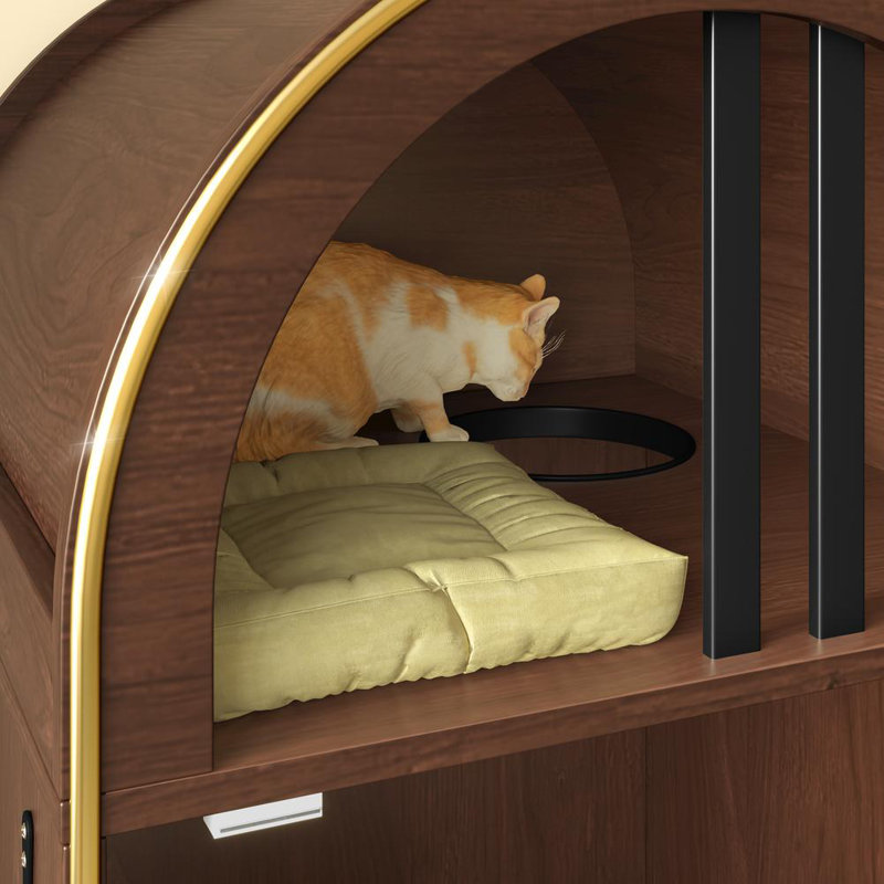 Cat Litter Box Enclosure (Espresso)