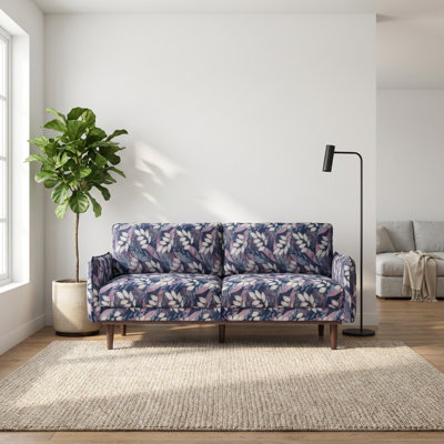 Canapé moderne à deux places avec causeuse spacieuse et coussins confortables