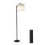 Lampe sur pied 63 po avec ampoule à intensité variable et télécommande
