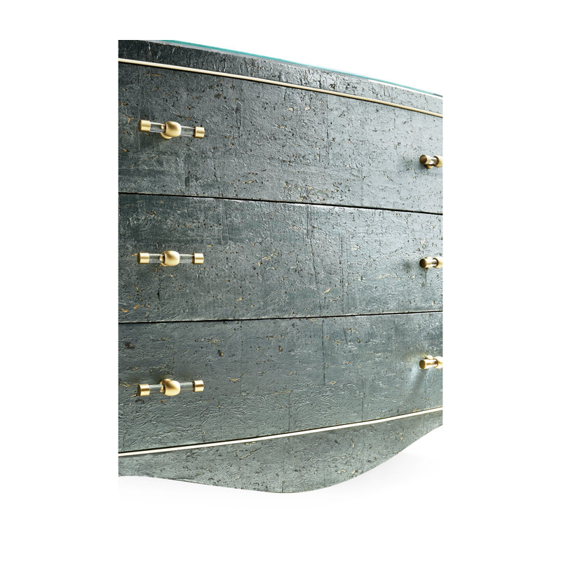 Water Solid Wood Accent Chest