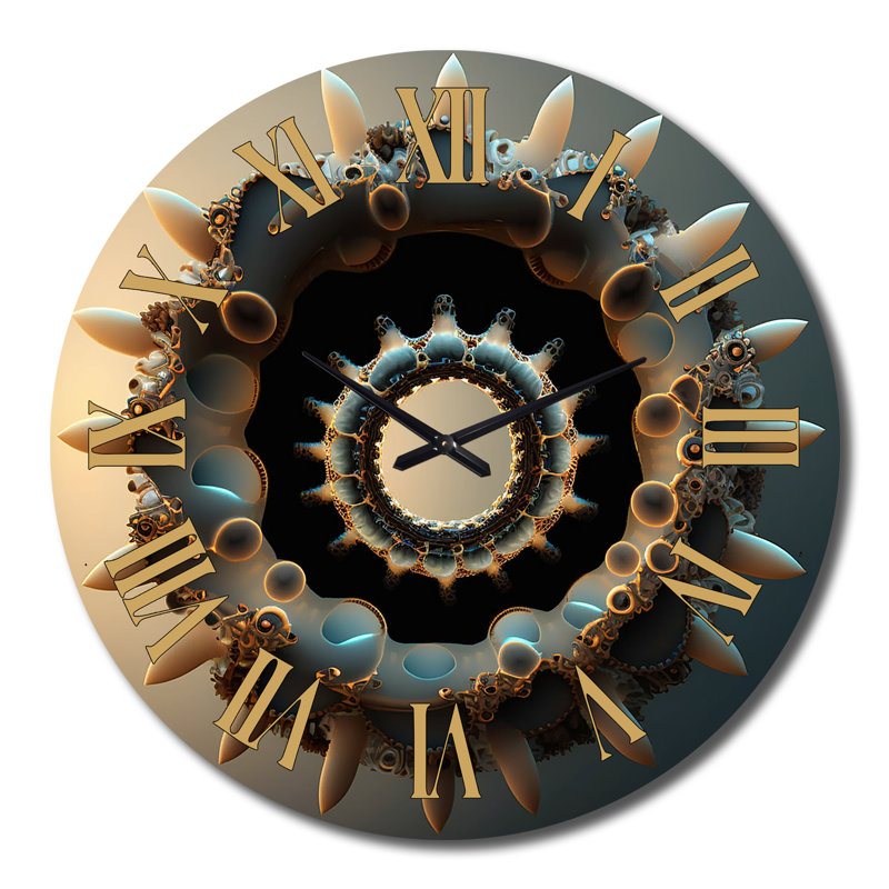 Horloge murale 3D Fractal UniverseI, Très grand