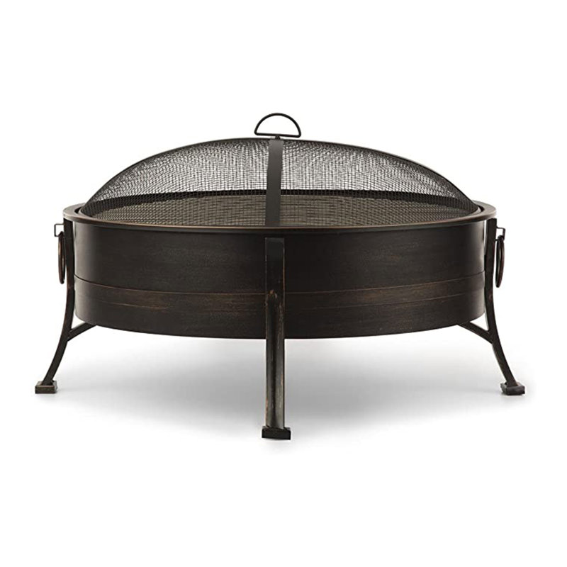 Round Stainless Steel Wood Burning Smokeless Fire Pit