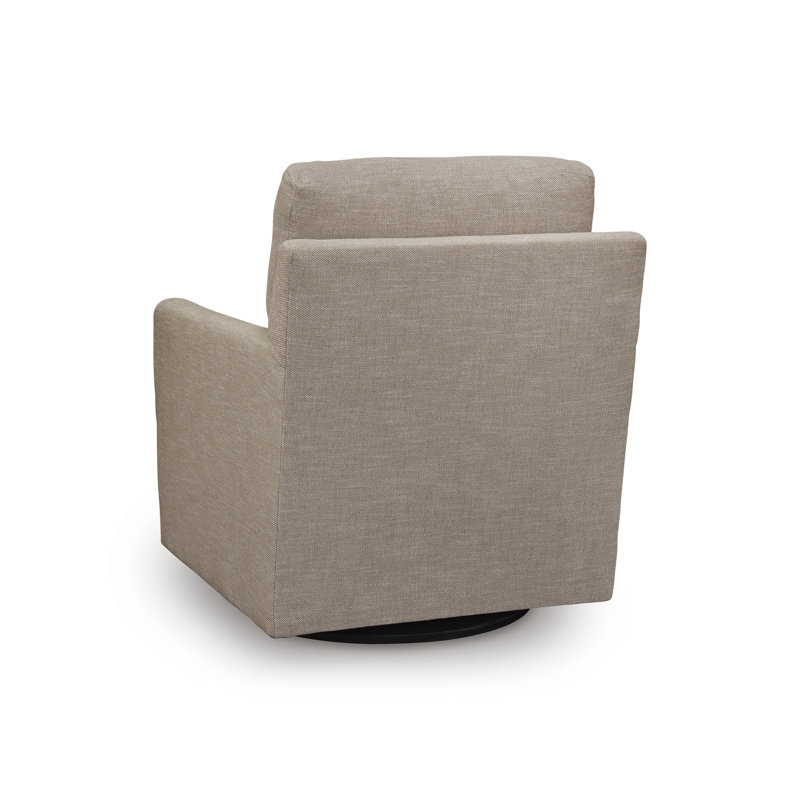 Fauteuil d'appoint pivotant Freybourne nouvelle génération Nuvella, Brun