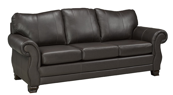Ensemble de salon configurable en cuir Jettie