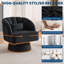 Upholstered Swivel Armchair-1392584061