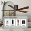 60" Irene 5-Blade Hugger Ceiling Fan with Wall Remote-1087667389-1087667332-1087667352