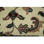 Tapis exquis fabriqué à la main avec motif de bordure riche à motifs 2 x 8