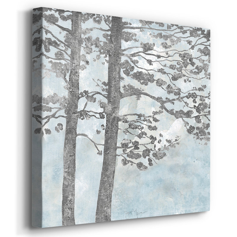 Renditions Gallery - Ensemble de 4 reproductions d'art sur toile encadrées, H 16 po x l 16 po x P 4,5 po