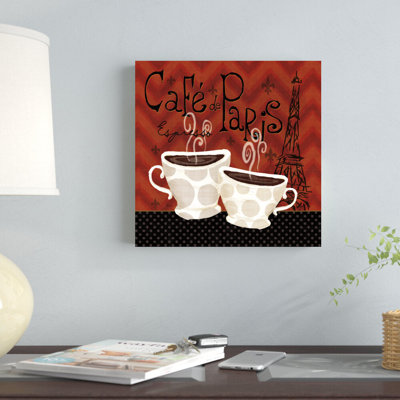 " At The Cafe II " by Veronique Charron Painting Print