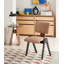 Vintage Home Upholstered Solid Wood Chair Creative Backrest Chair