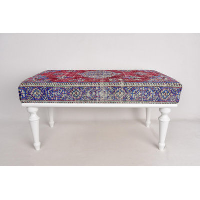 Banc pour chambre à coucher, banc de bureau, banc de repose-pieds, banc rembourré, banc de tapis turc, banc Kilim, banc de décoration intérieure, banc fabriqué à la main