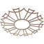 Médaillon de plafond en bois Augustus-63412122-63412092