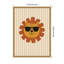Impression sur toile encadrée «Cool Lion Rolled» par Laura Moss