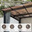 Aluminum Wall-Mounted Gazebo,Outdoor Patio Lean-to Gazebo with Roof for Garden, Lawn and Backyard-110945572