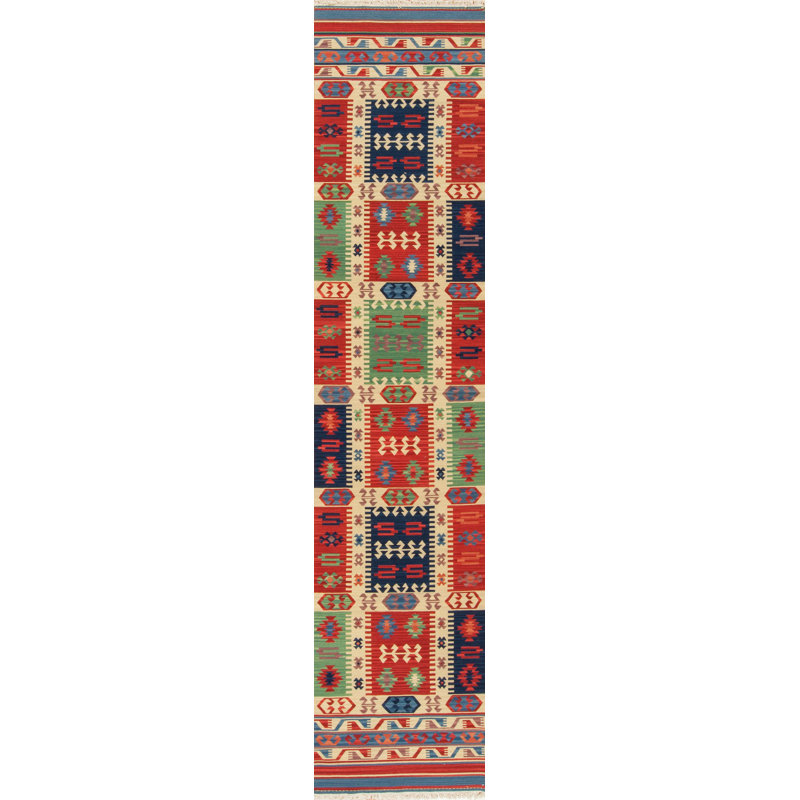 Rio Grande Flatweave Area Rug, Runner 2'6" x 12'