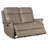 MS Vaughn 57.5'' Genuine Leather Rolled Arm Power Reclining Loveseat-73882911