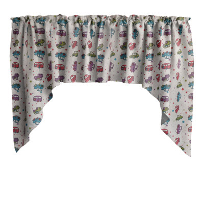 Cantonnière de fenêtre en mélange de coton l 58 po