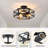 3 Light Hexagon Cage Flush Mount Ceiling Light Fixture-106900701