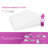 Wedge Pillow With Memory Foam Top - Versatile Body Positioner Relieves Neck And Back Pain - 25" L X 24" W X 12" H