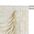 Elegant Swag Valance with Tassels, White Jacquard Waterfall Valance, 59" Window Treatment 1 Panel-799432687