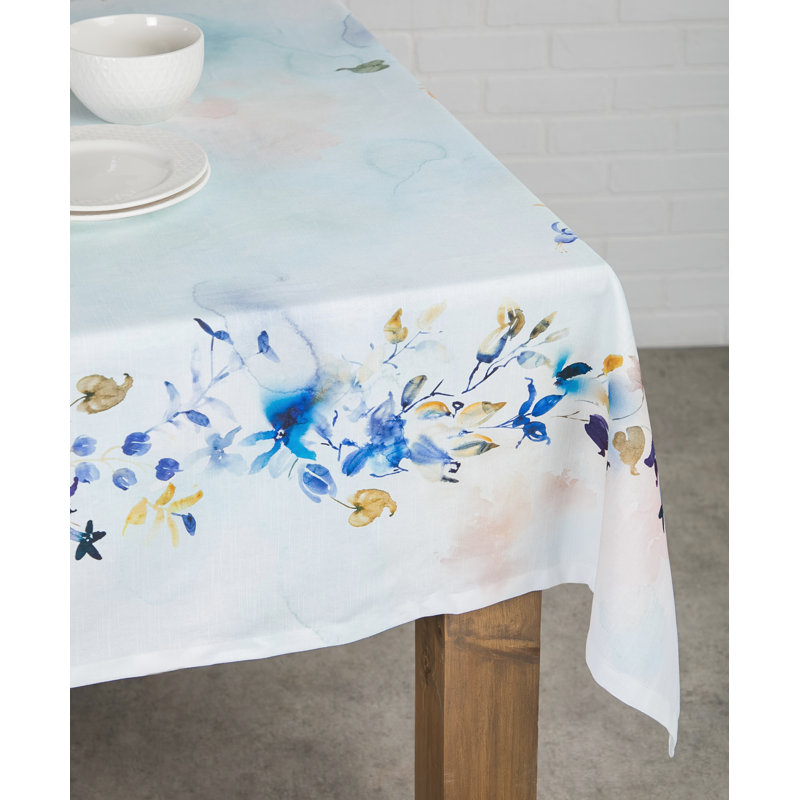Paisley 100% Cotton Christmas Tablecloth, 60" L x 60" W