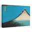 Mount Fuji Classic Abstract Contemporary Mountain Landscape Wall Art Print by Katsushika Hokusai - Wrapped Canvas Print-131577651