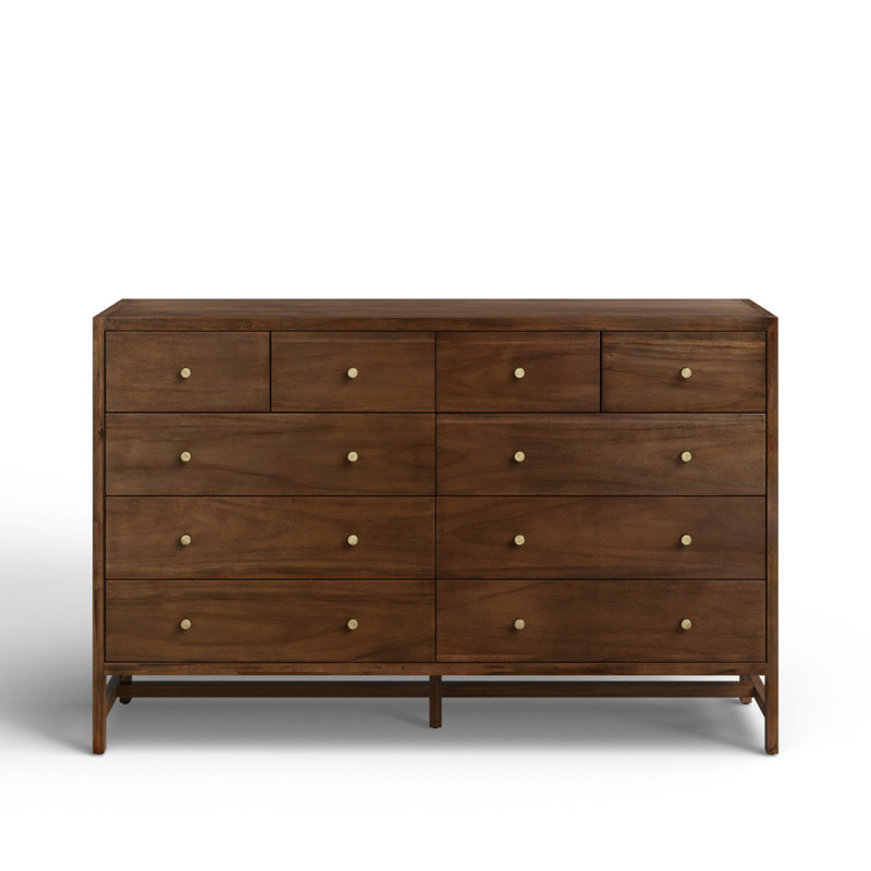 Birch Lane™ Soline 10 Drawer 72" W Double Dresser & Reviews | Birch Lane